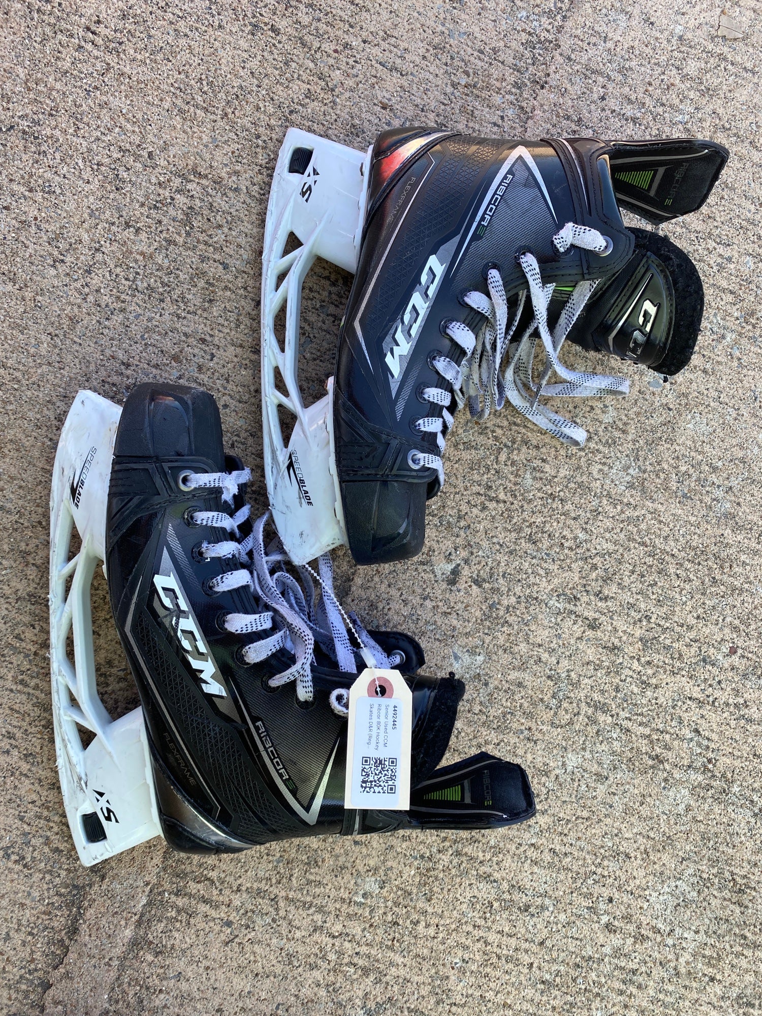 Senior Used CCM Ribcor 80K Hockey Skates D&R (Regular) 8.5 SidelineSwap