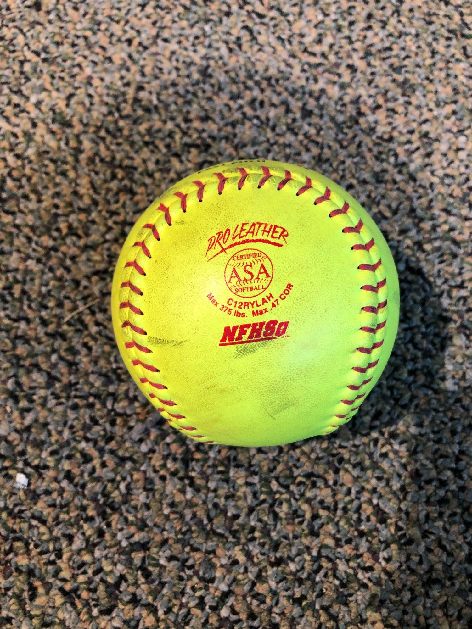 Used Rawlings Dream Seam Fastpitch Softball SidelineSwap