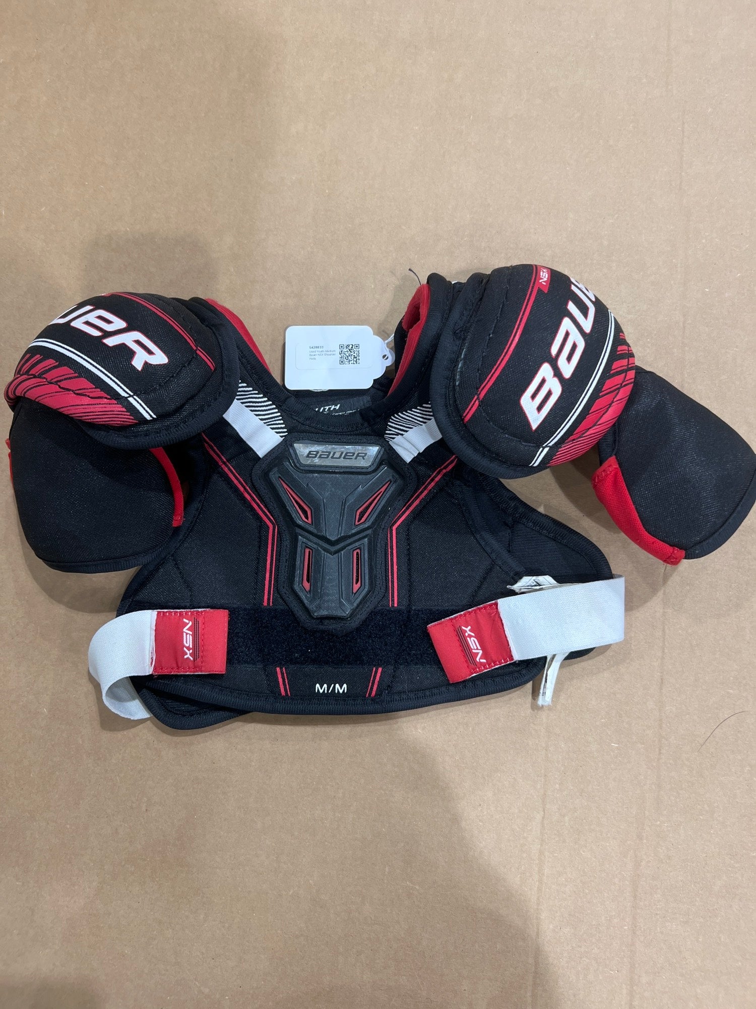 Used Youth Medium Bauer NSX Shoulder Pads SidelineSwap