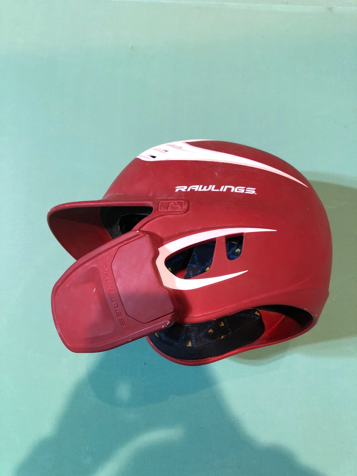 Used 6 7/8 7 5/8 Rawlings Batting Helmet SidelineSwap