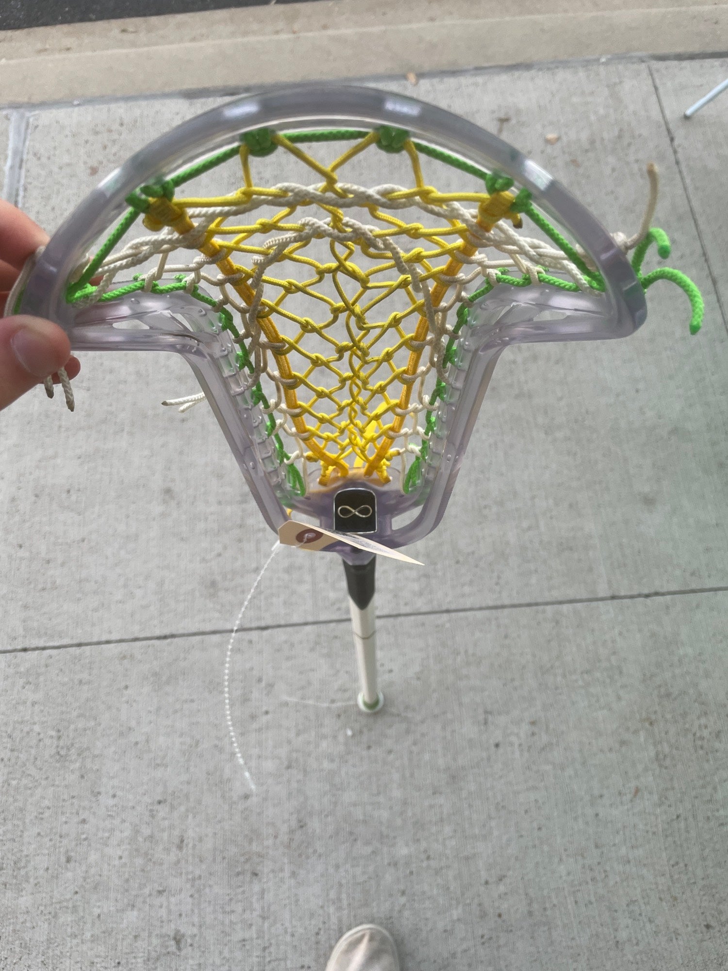 Used Women's ECD Lacrosse Complete Stick Infinity Pro shaft and