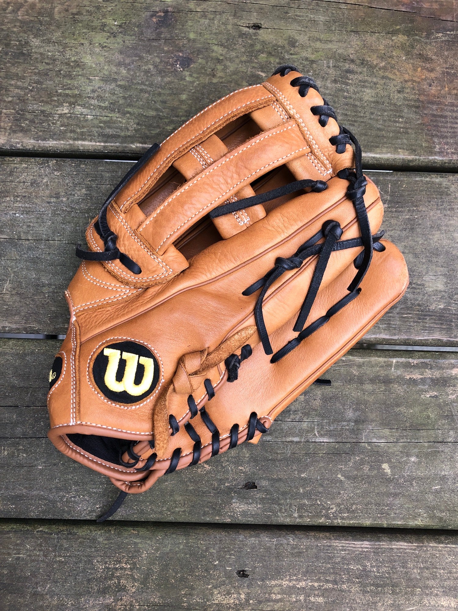 Used Wilson A950 Right Hand Throw Outfield Baseball Glove 12.75" SidelineSwap