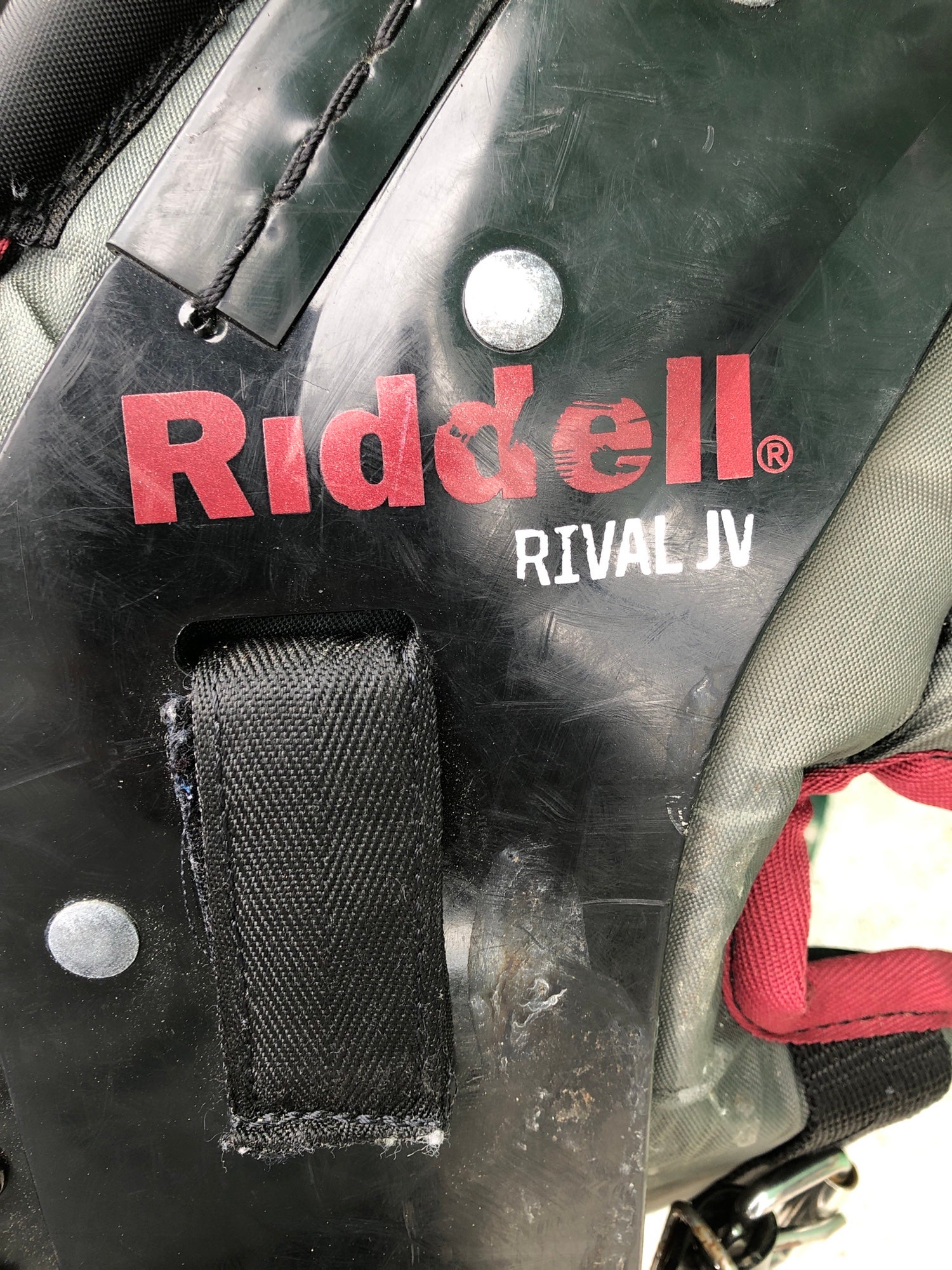 Used Large Riddell Rival Youth Shoulder Pads SidelineSwap