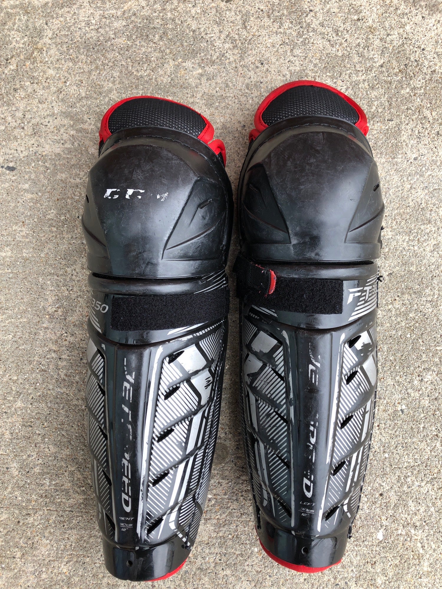 Used CCM JetSpeed FT350 Shin Pads Retail SidelineSwap