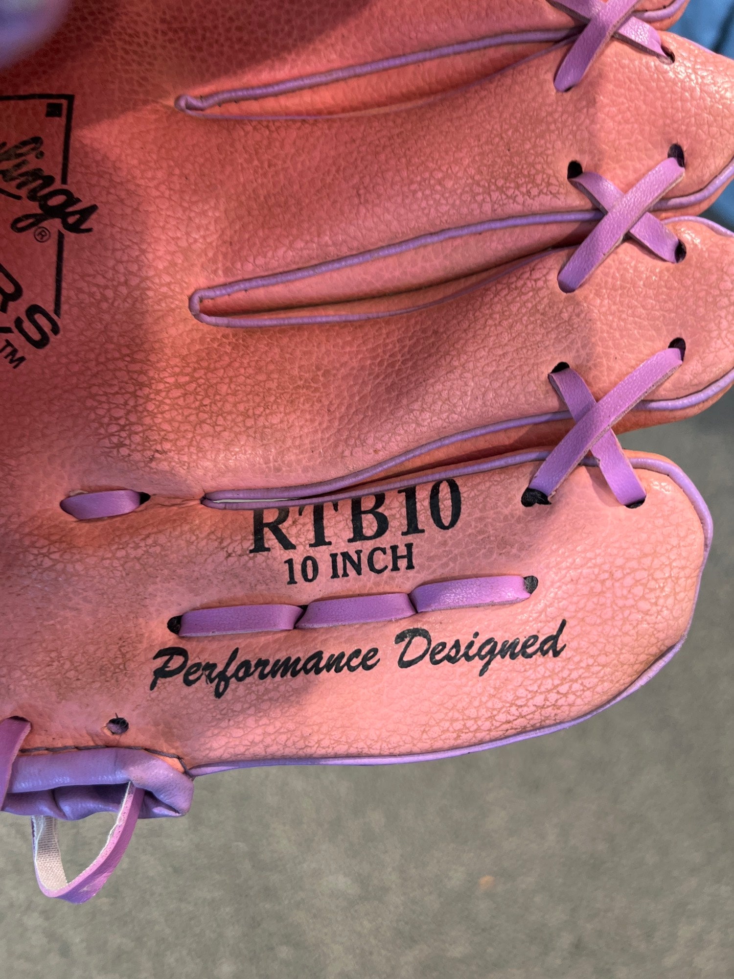 Used Rawlings Players Series Right Hand Throw Infield Softball Glove 10