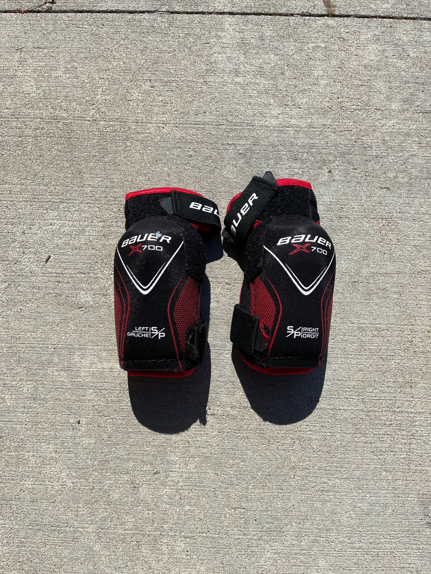 Used Small Bauer Vapor X700 Elbow Pads SidelineSwap