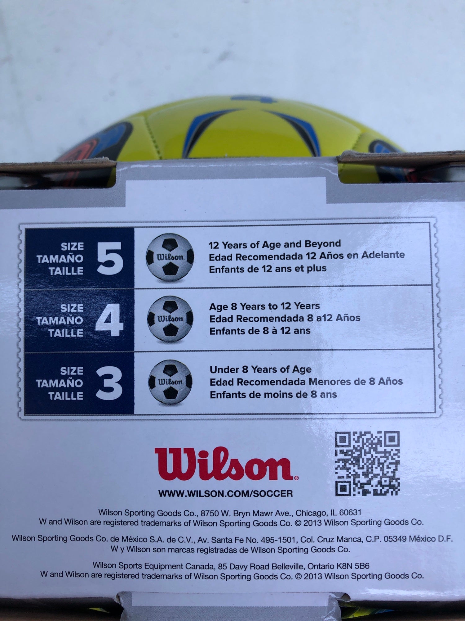 Used Wilson Copia II NCAA Replica Soccer Ball Size 4 SidelineSwap