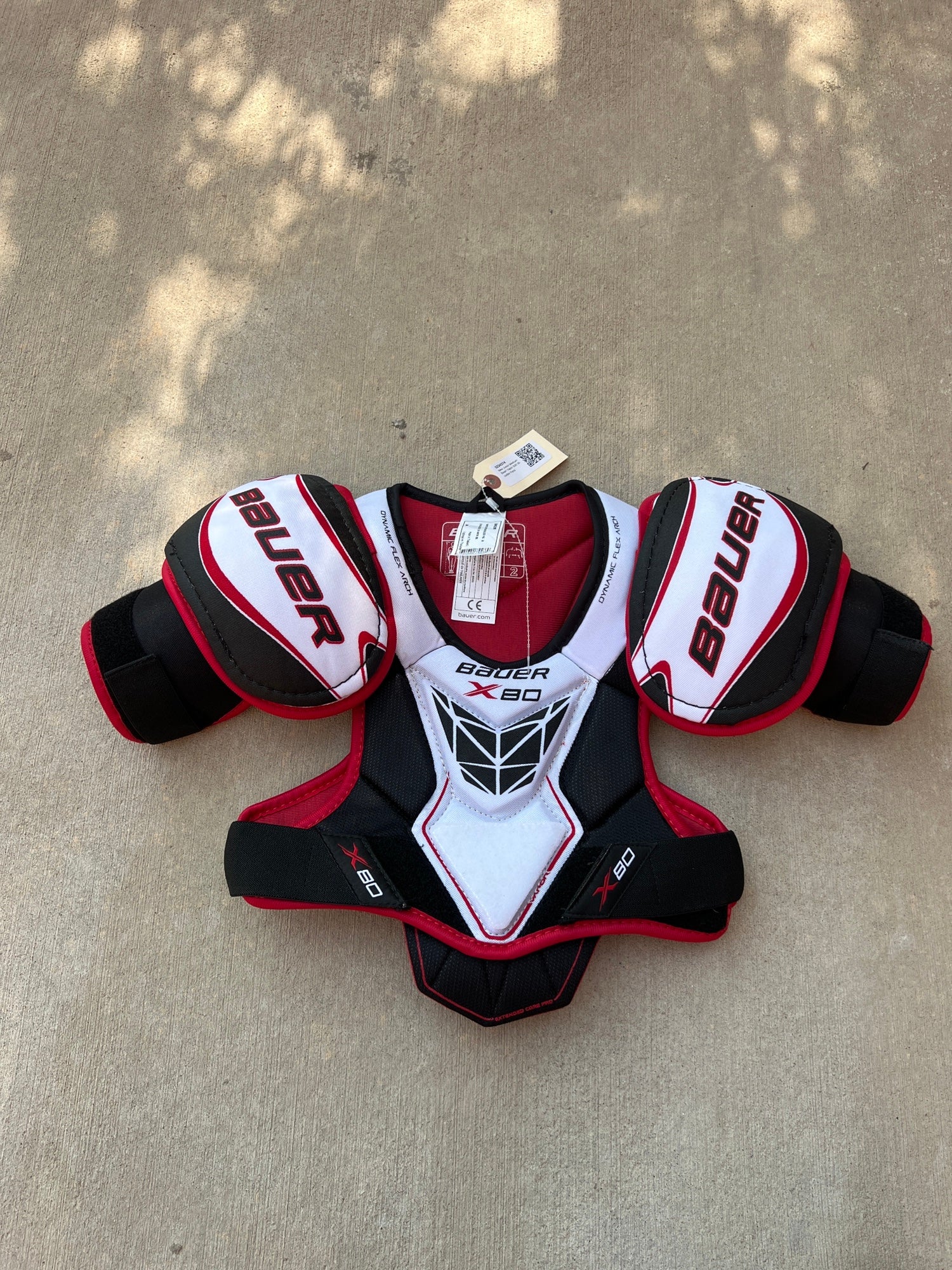 New Junior Medium Bauer Vapor X80 Shoulder Pads SidelineSwap
