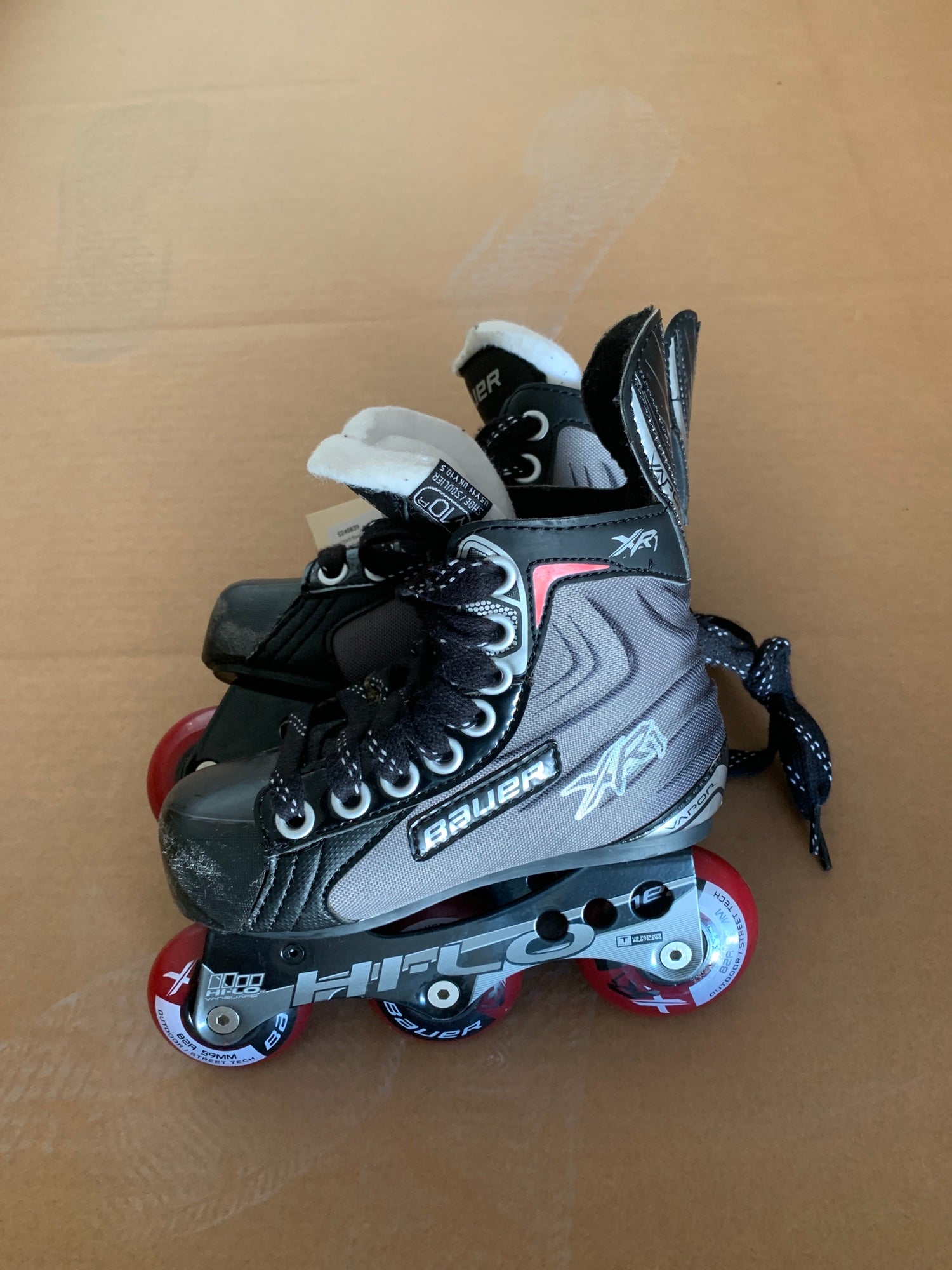 Used Bauer Vapor xr1 Inline Skates D&R (Regular) 10 SidelineSwap