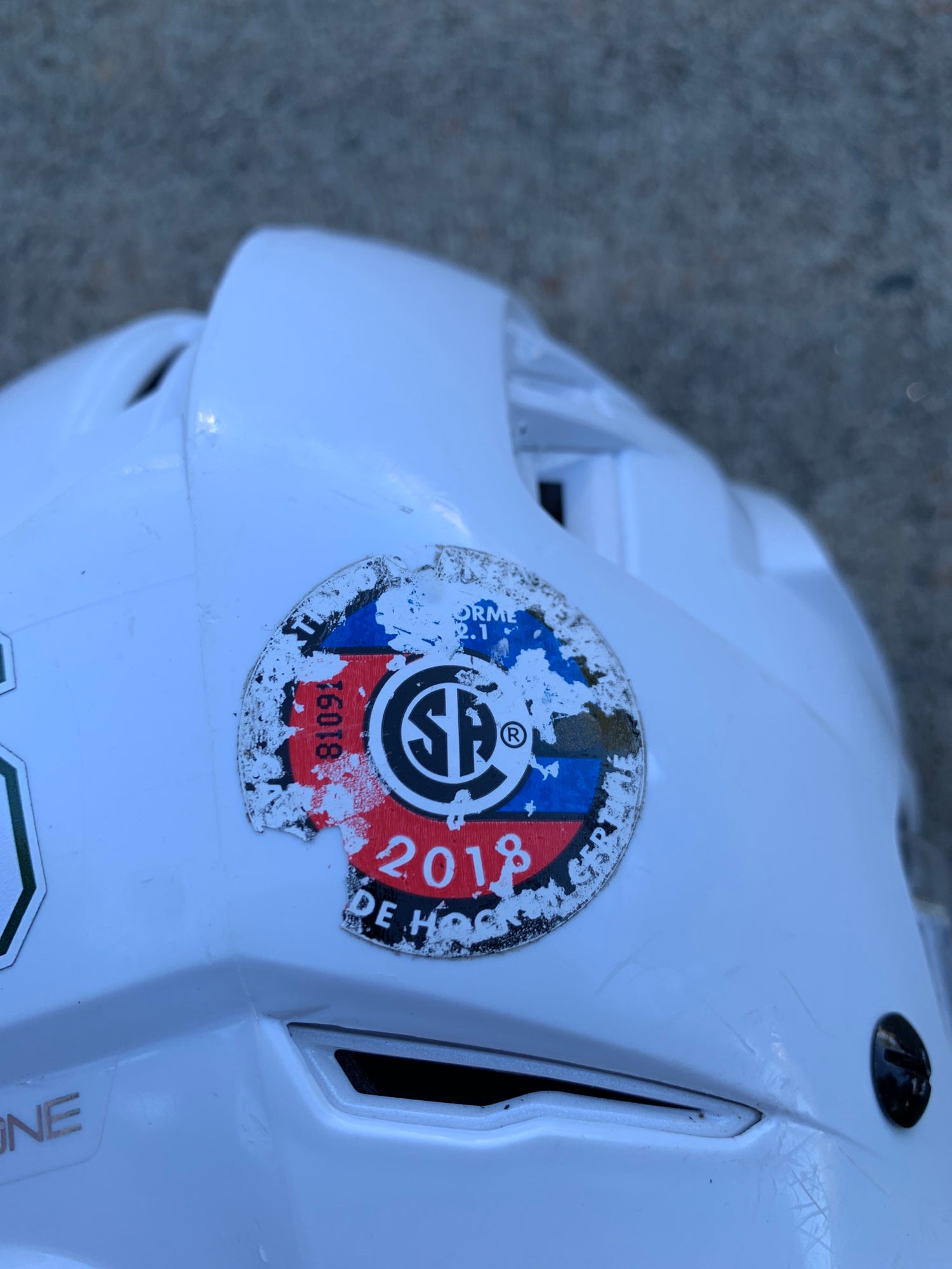 Used Warrior Alpha One Hockey Helmet (Size Small) SidelineSwap