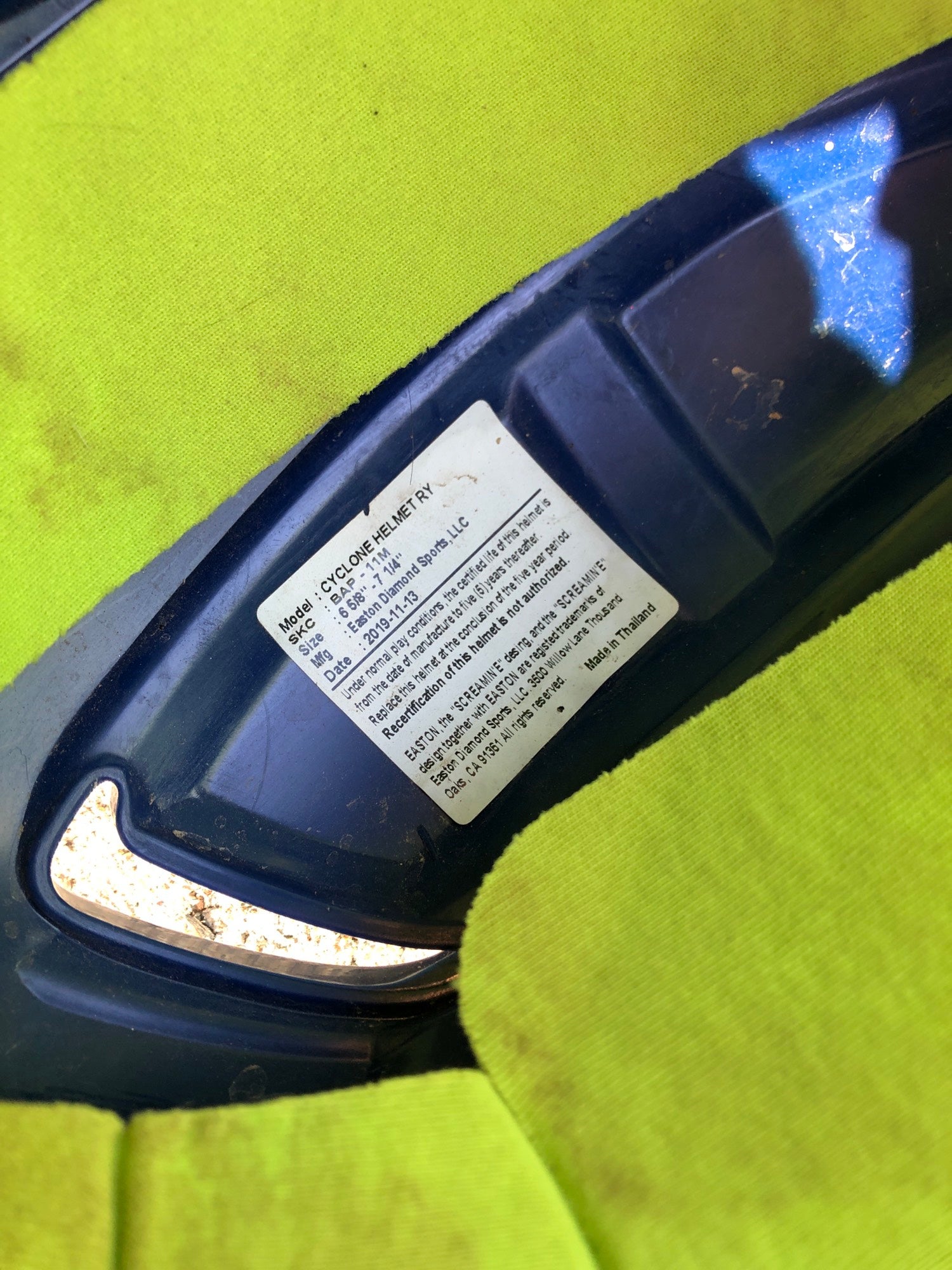 Used Easton Cyclone Baseball Batting Helmet (6 5/8 7 1/4) SidelineSwap