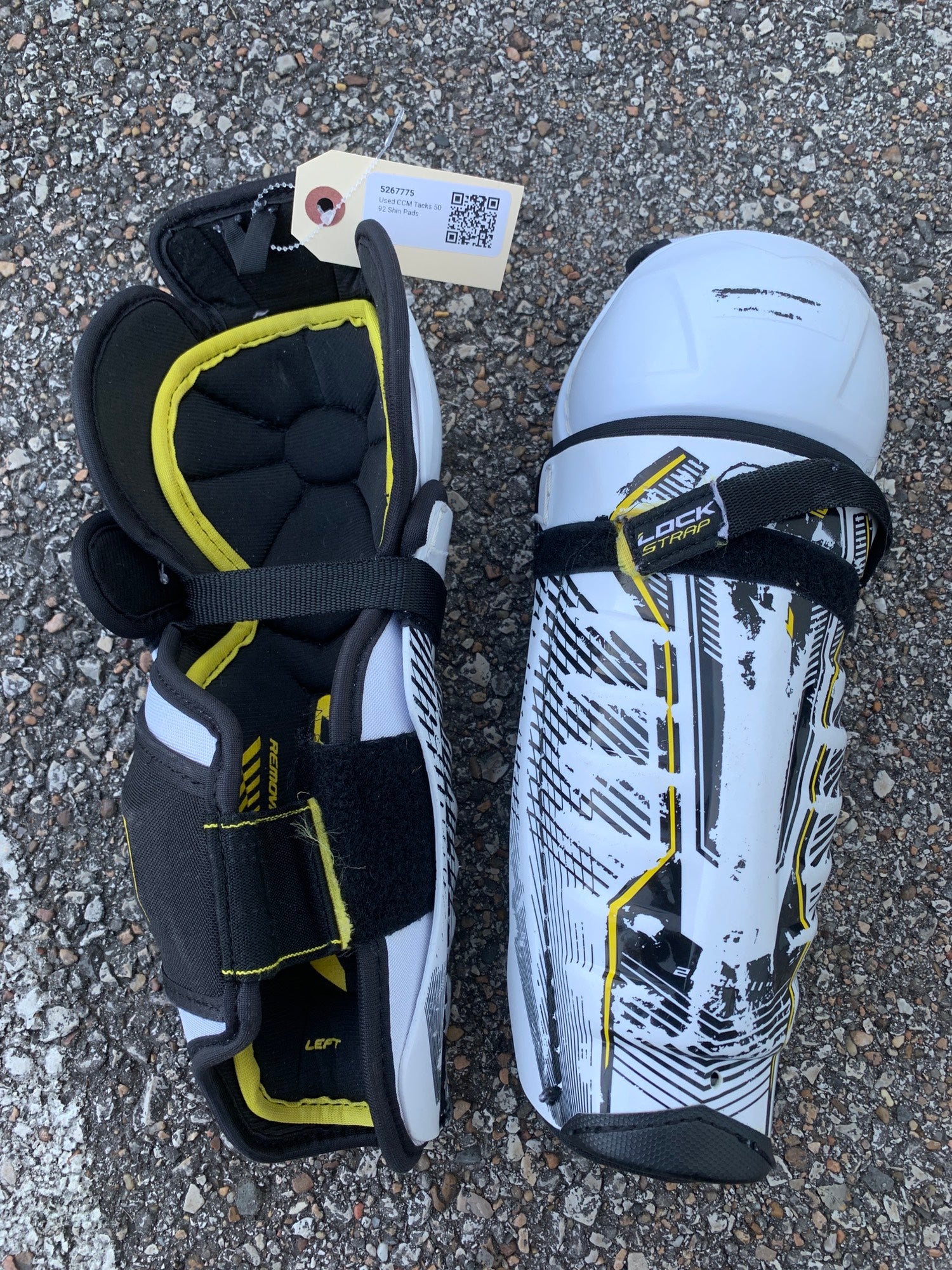 Used CCM Tacks 5092 Shin Pads SidelineSwap