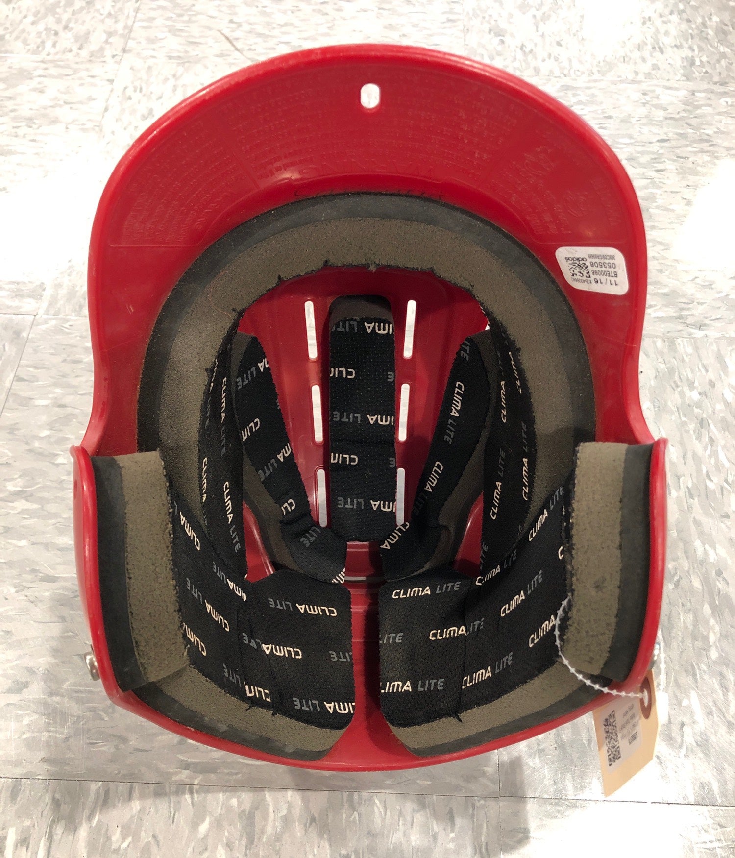 Used 6 3/8 7 1/8 Adidas Triple Stripe Batting Helmet SidelineSwap