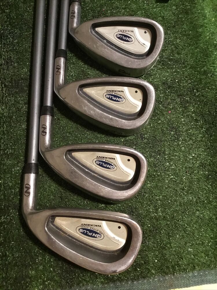 Nickent GH Plus 450 Hyper Steel Irons Set (3PW) Stiff Graphite Shafts