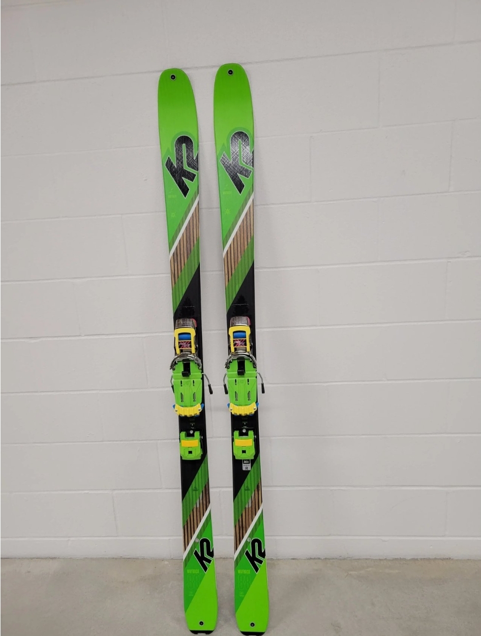 Used Men's 2019 K2 174 cm Telemark Wayback Skis With Bindings SidelineSwap