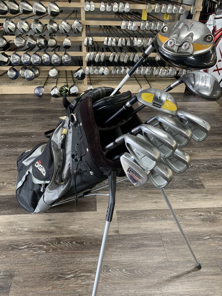 Complete Set of Left Handed Golf Clubs TaylorMade, Adams SidelineSwap