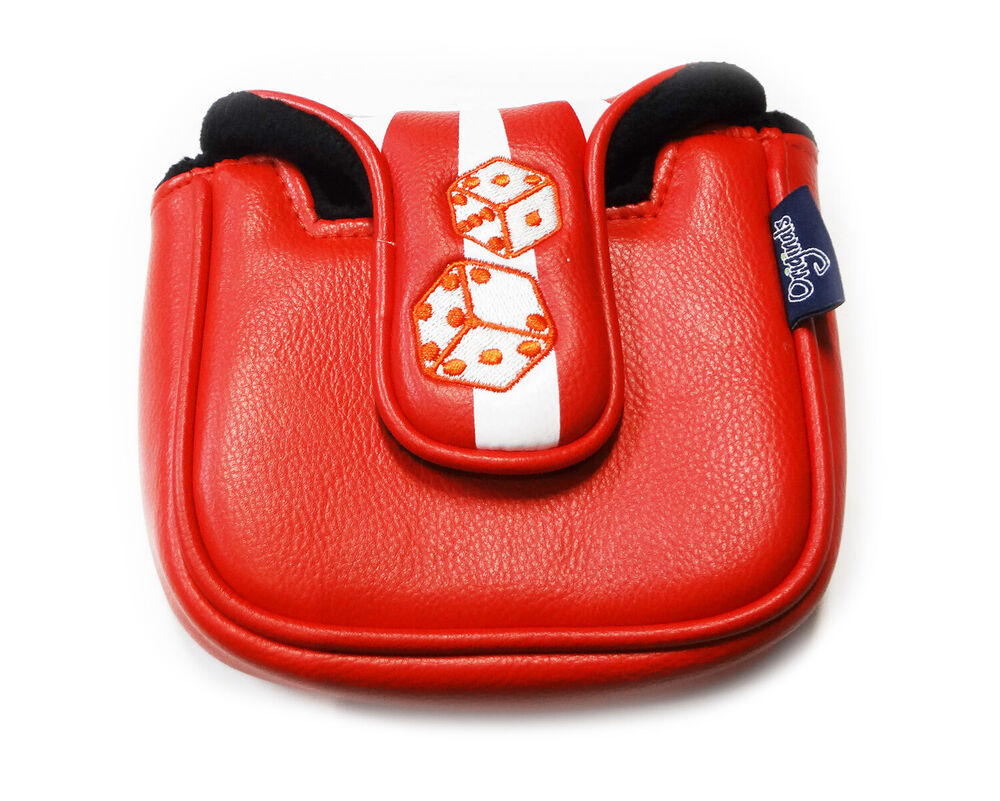 NEW PRG Las Vegas Red Square Mallet Putter Golf Headcover