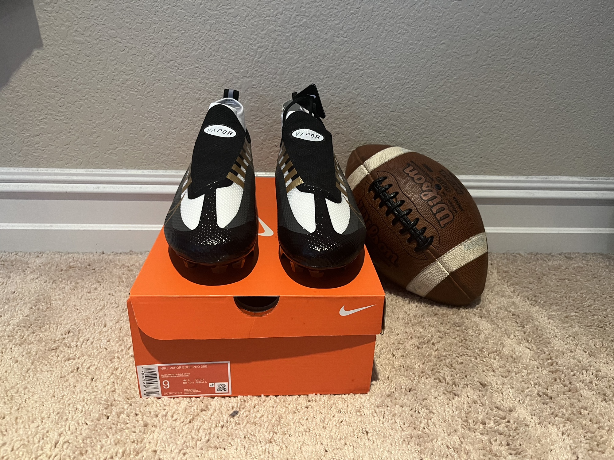 New Molded Cleats Mid Top Vapor edge pro 360 SidelineSwap