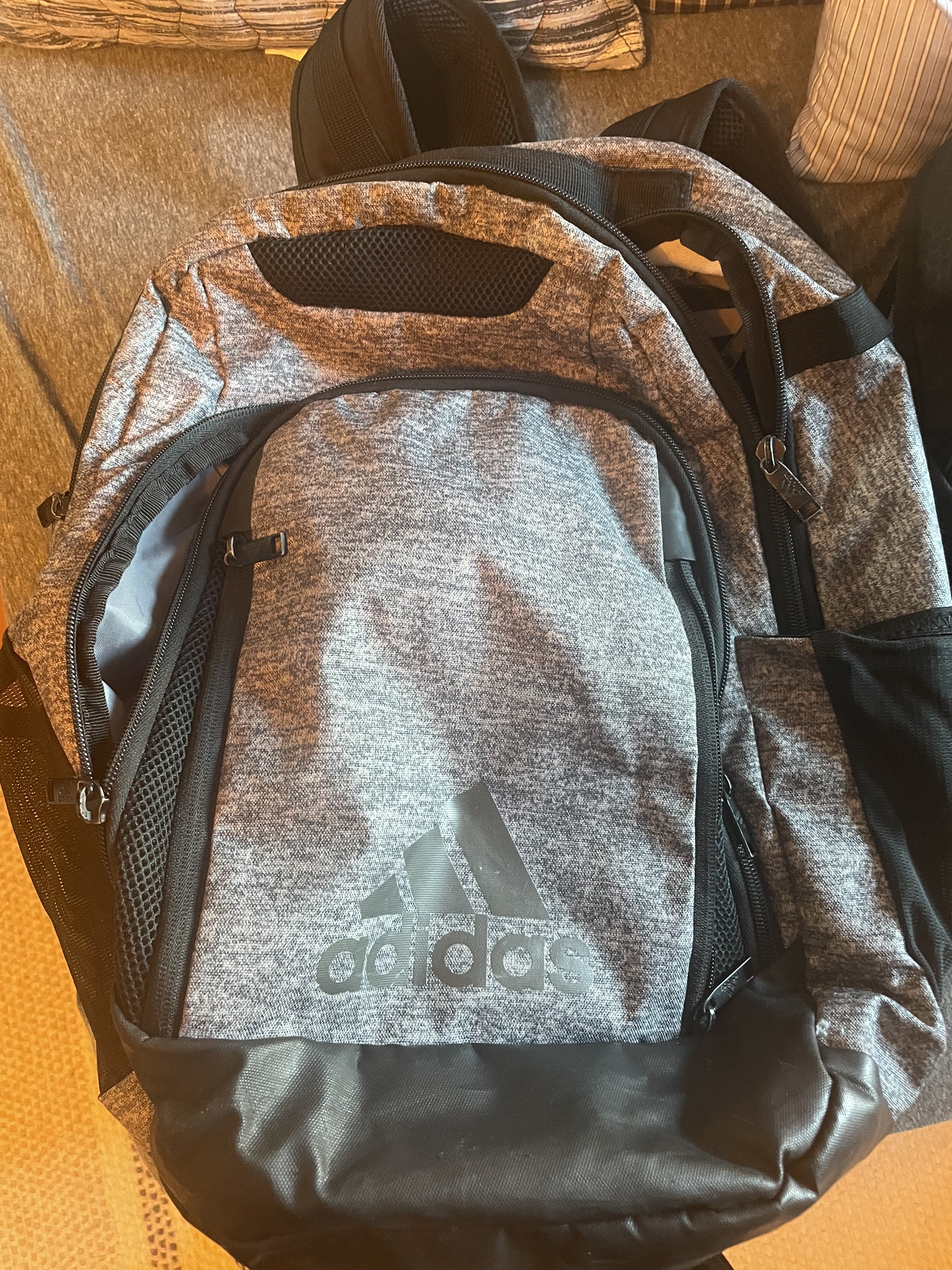 Gray Used Large/Extra Large Adidas Backpack SidelineSwap