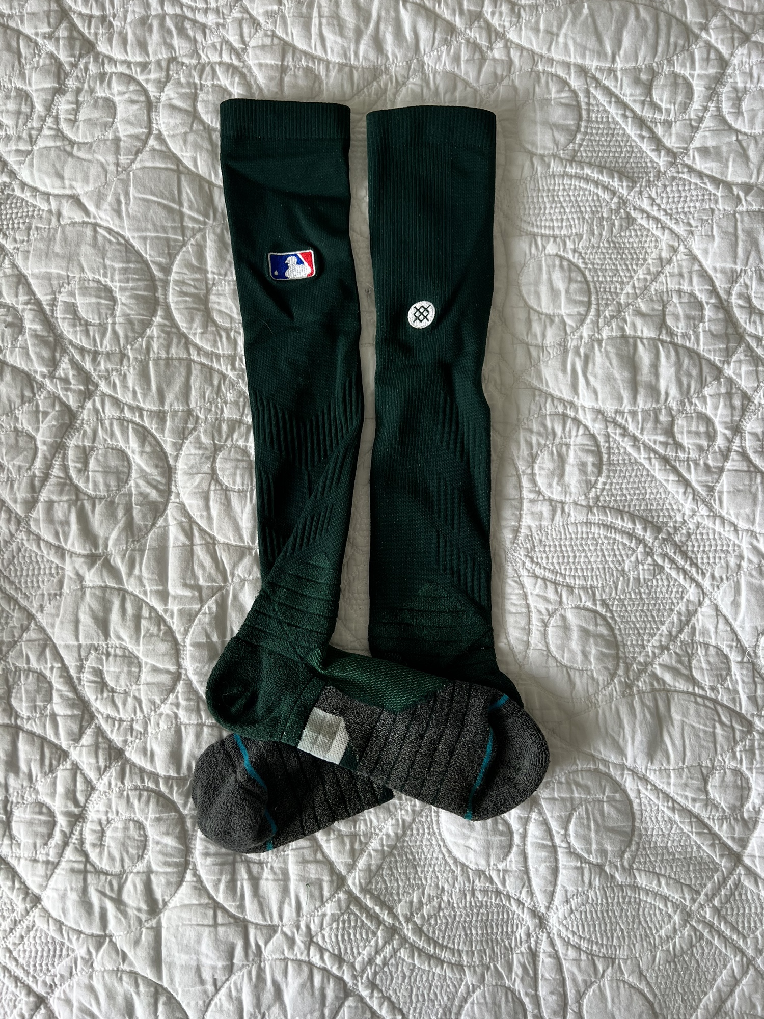 Stance MLB Over the Knee Socks Green SidelineSwap