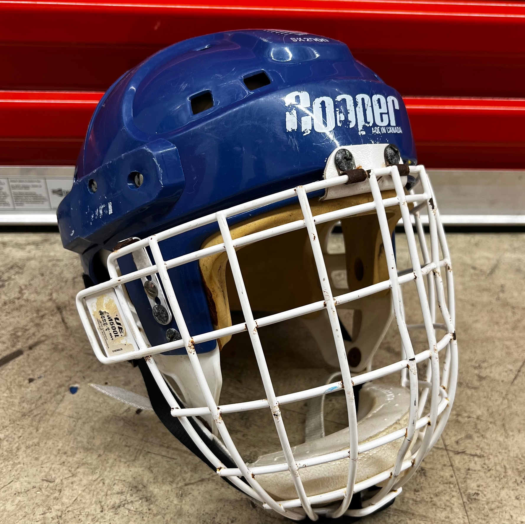 Cooper SK2000 Helmet + 2 Cages SidelineSwap