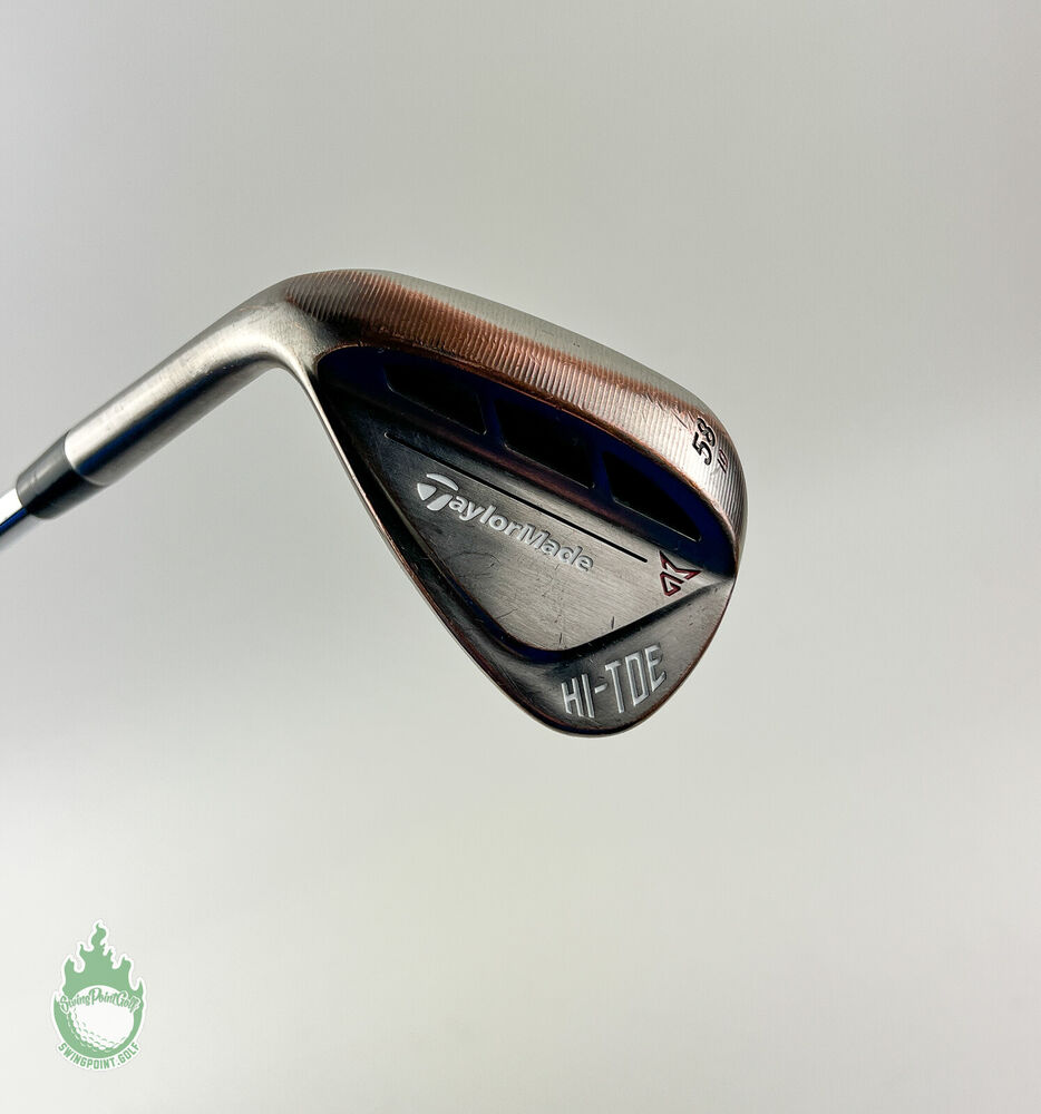 Used LEFT HANDED TaylorMade HiToe RAW Wedge 58*10 Regular Steel Golf