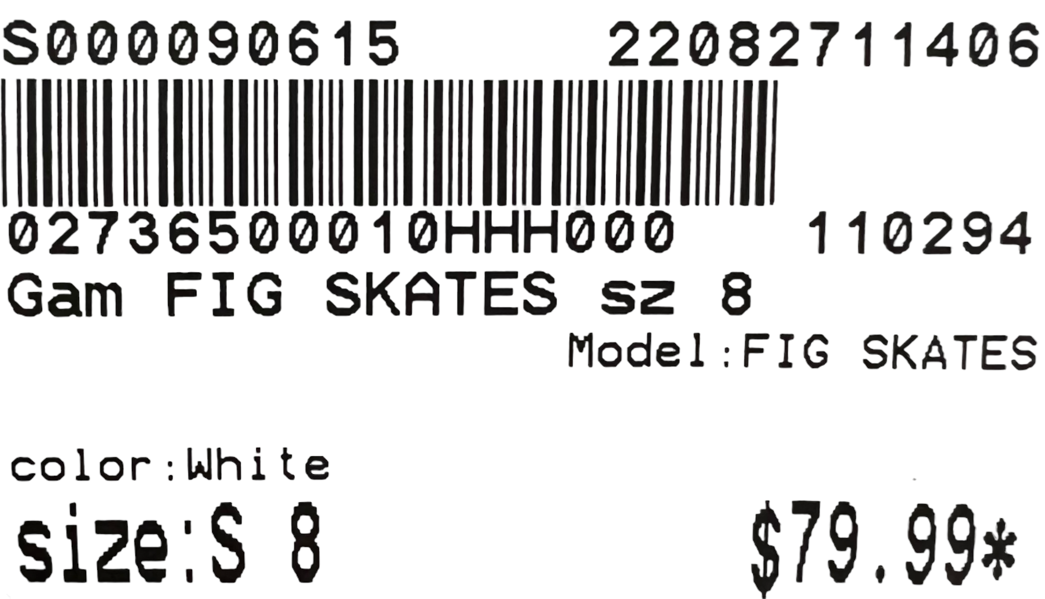 Used Gam Figure Skates Senior 8 Women's Figure Skates SidelineSwap