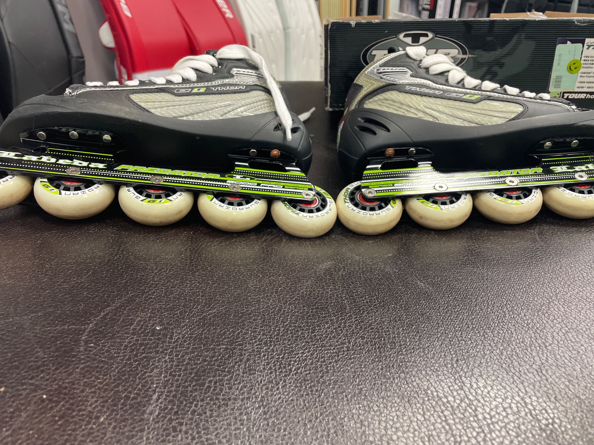 Used Tour Regular Width Size 5 Inline Hockey Goalie Skates SidelineSwap