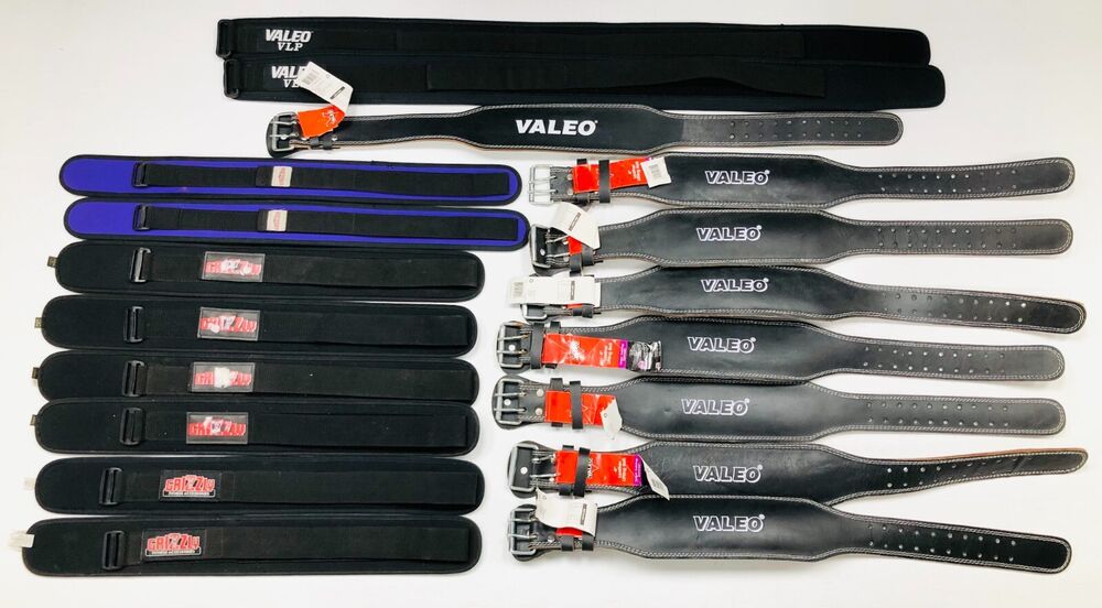18 weightlifting belts gym training fitness back support Valeo Grizzly S M XL SidelineSwap