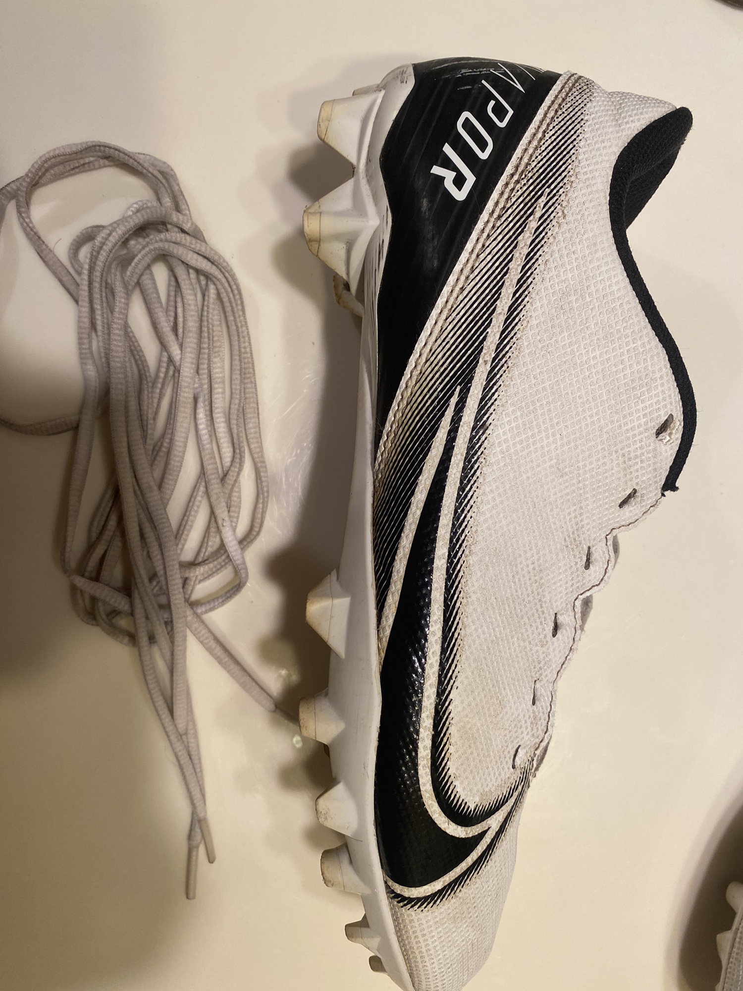 Nike Vapor White Cleats SidelineSwap