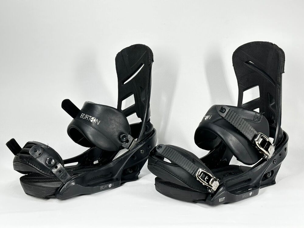 Size L (10+) Burton Mission EST Mens Snowboard Bindings #95