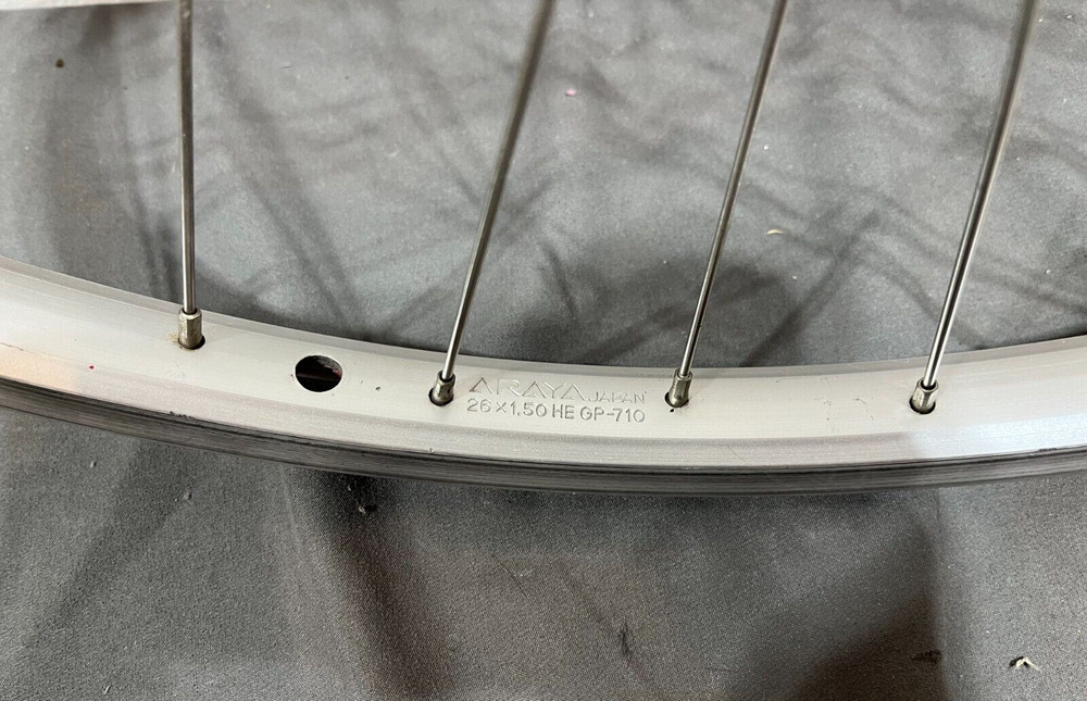 Vintage Araya GP710 36Spoke 26" Mountain Bike Front Wheel Joytech Hub