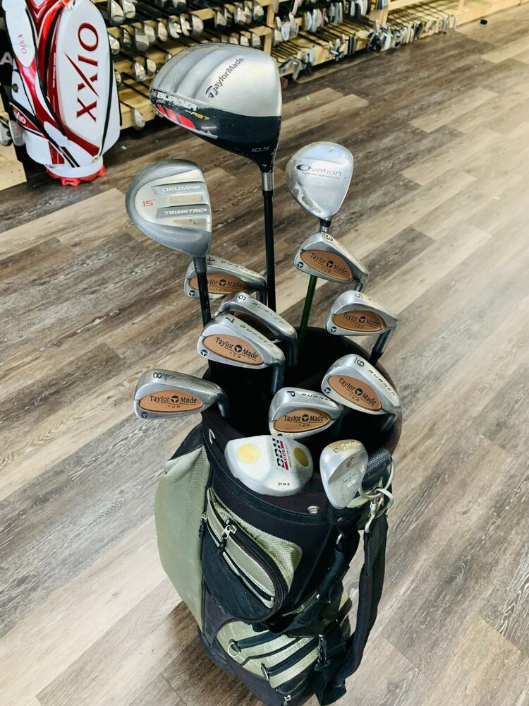 Complete Set of Golf Clubs TaylorMade, Cleveland, Adams SidelineSwap
