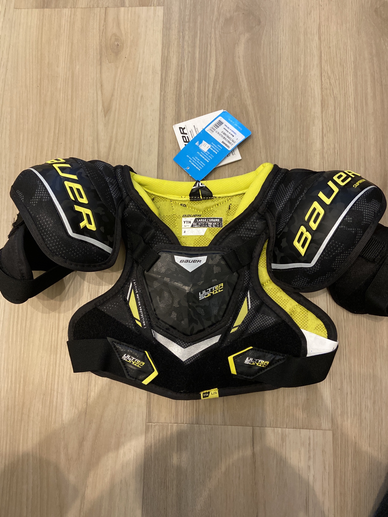 Bauer ultra sonic shoulder pads SidelineSwap