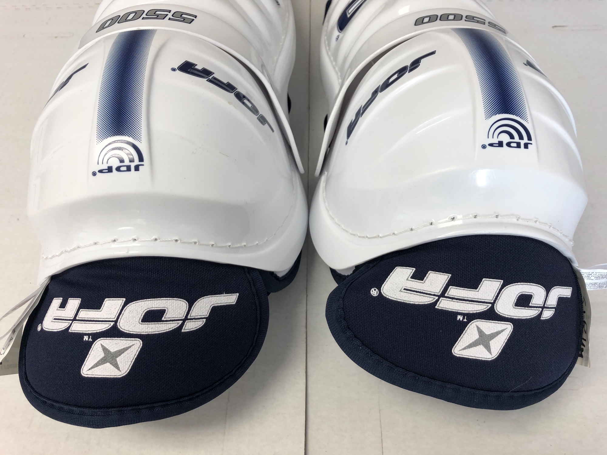 New Senior Jofa 5500 Hockey Shin Pads 14" guards jdp sr SidelineSwap