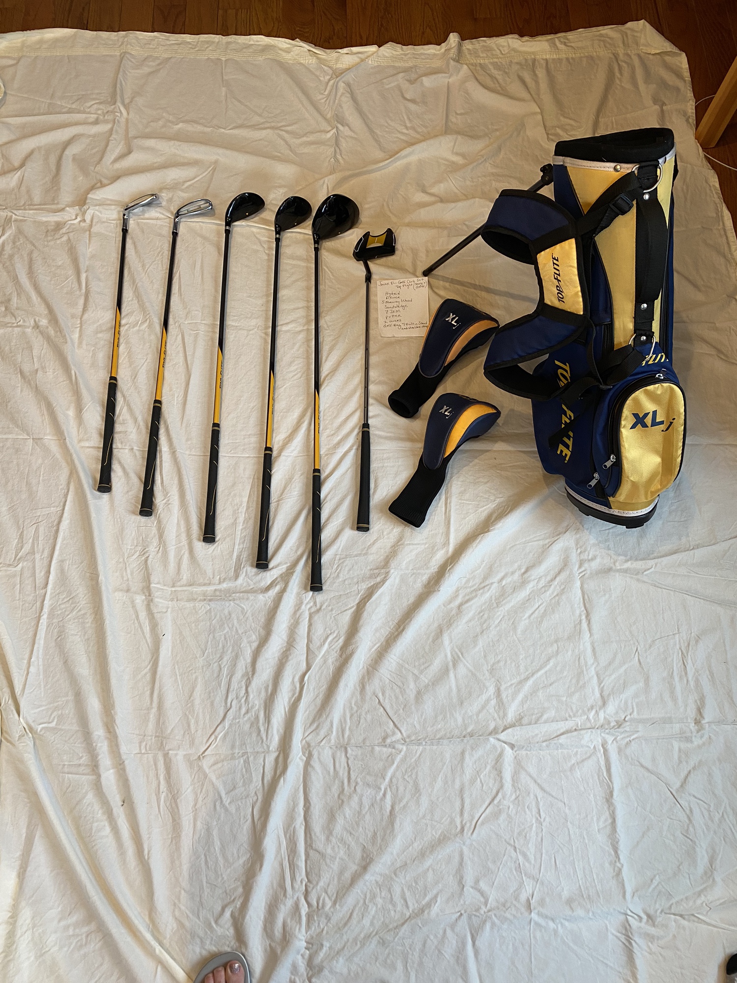 Youth Golf Club Set With Bag Top Flight SidelineSwap