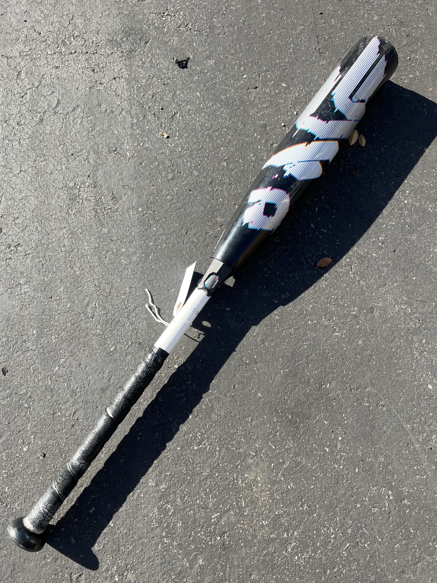 Used USSSA Certified DeMarini CF Composite Bat 8 22OZ 30" CRACKED SidelineSwap
