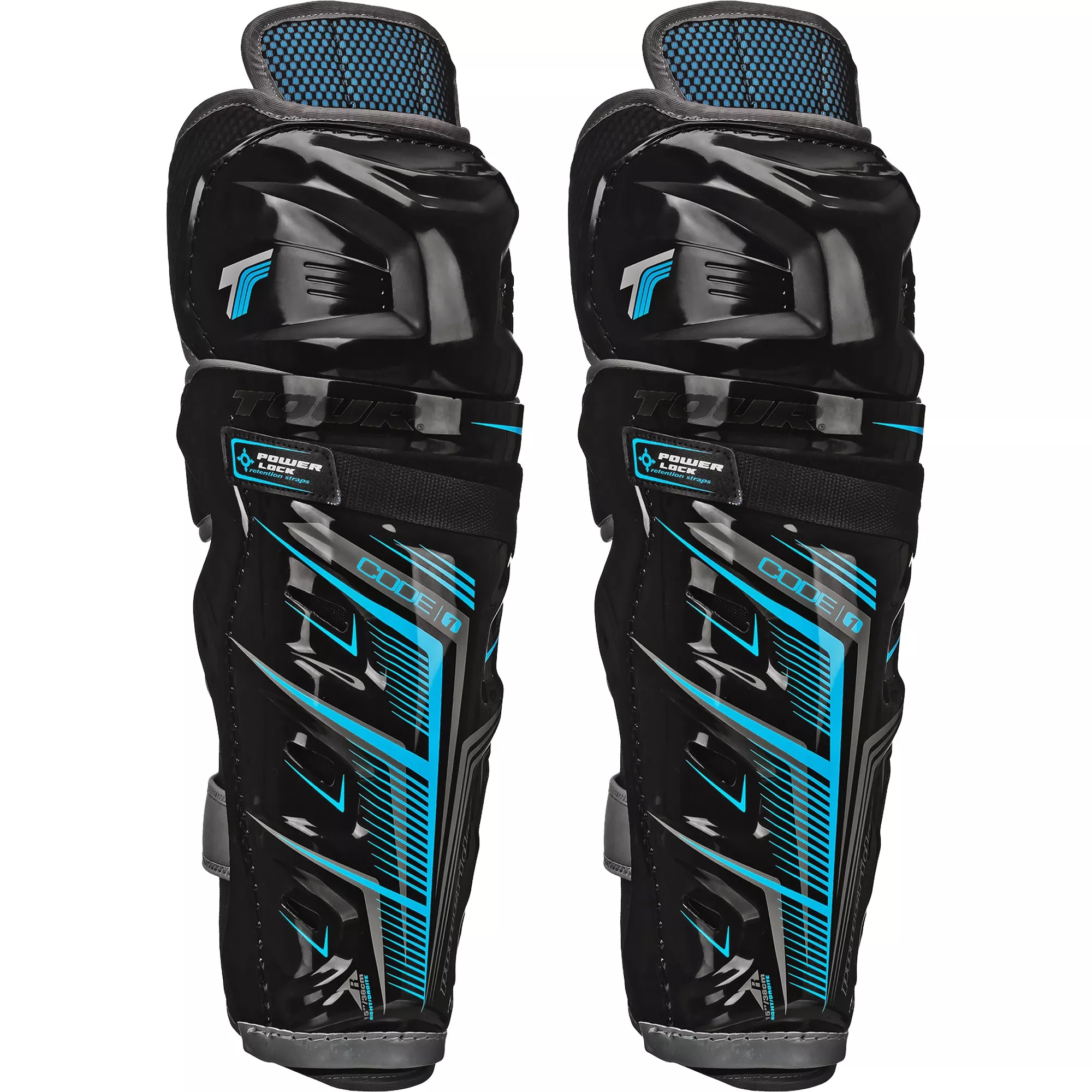 Tour Adult Code 1 Roller Hockey Shin Guards, Senior, 15 inch SidelineSwap