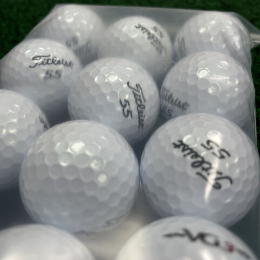 TITLEIST Golf Balls VG3 Pearl White Japan Only 1 Dozen USED Excellent