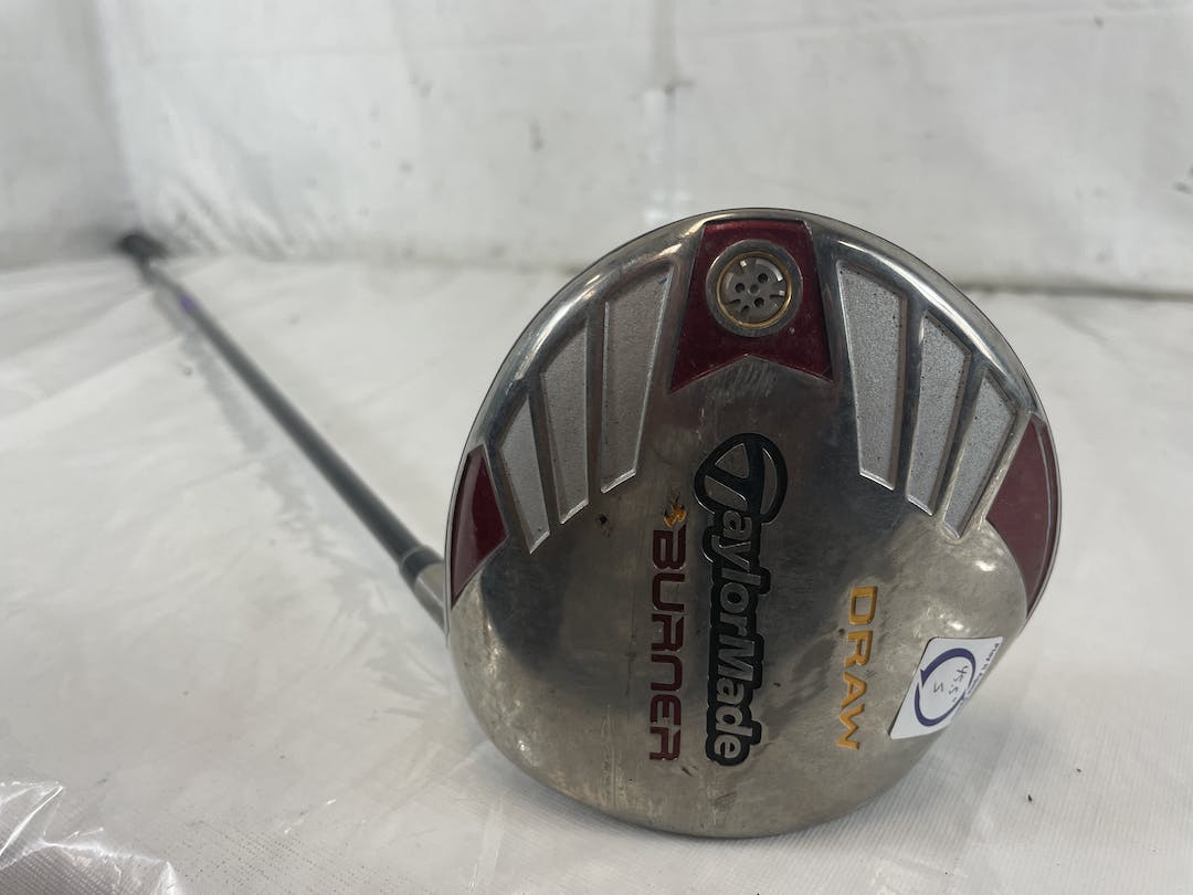 Used Taylormade Burner Draw Stiff Flex Graphite Shaft Golf Driver 45.5
