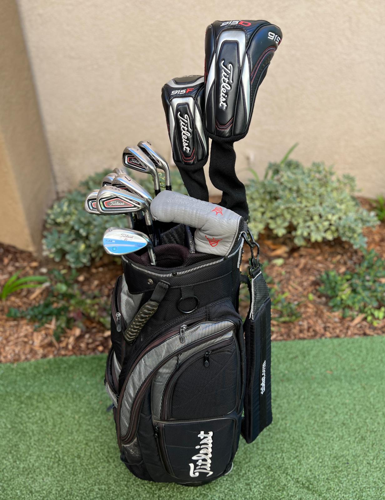 Titleist Complete Golf Set, Stiff, AP1 716 Irons, Woods, SC Putter