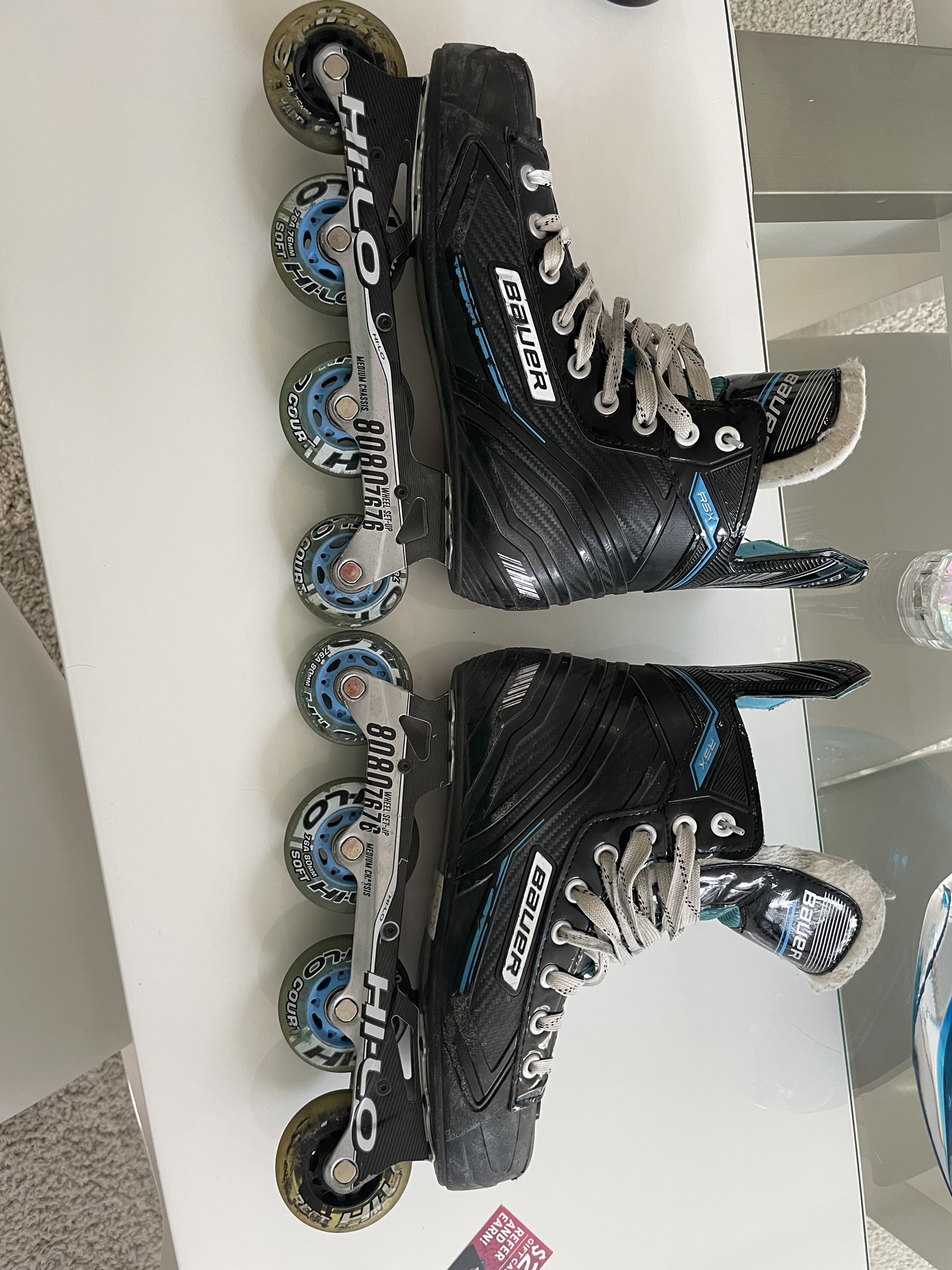 Used Bauer RSX Rollerblades SidelineSwap