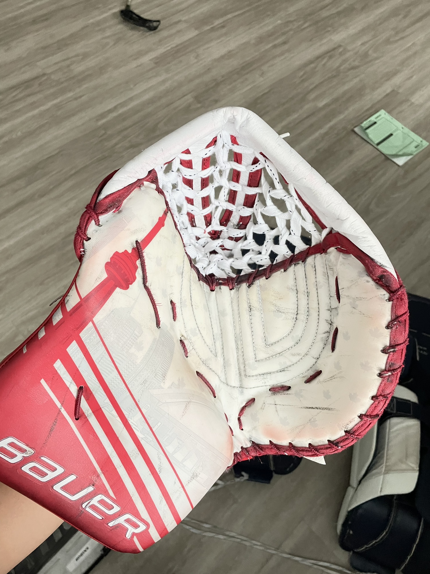 Bauer Pro Stock Custom Hyperlite Goalie Glove SidelineSwap