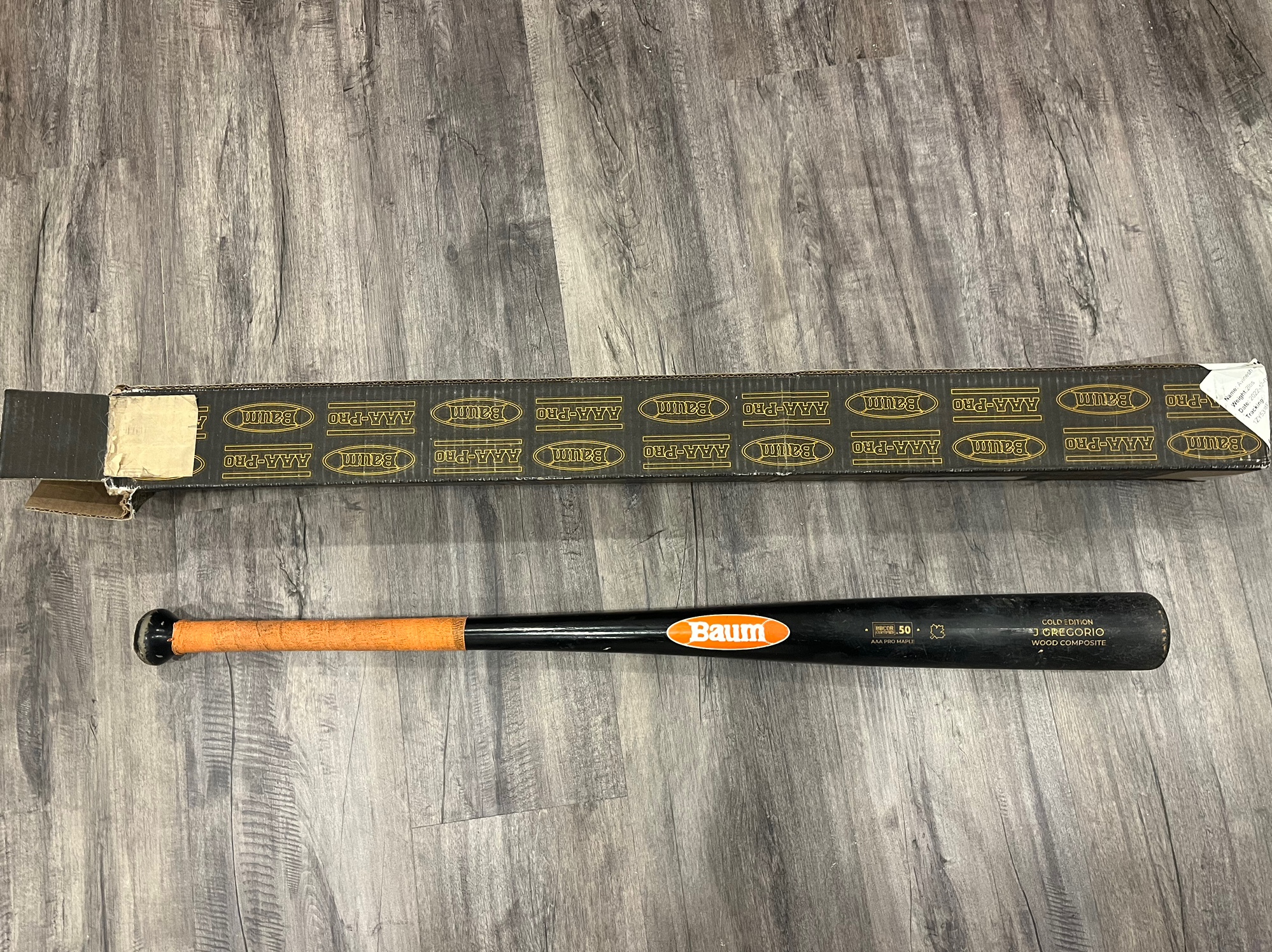 2022 Baum Bat Gold Edition Baseball Bat BBCOR Certified .50 AAA Pro