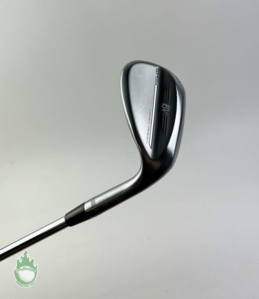 Used Titleist Vokey SM9 L Grind Satin Wedge 60*04 Wedge Flex Steel