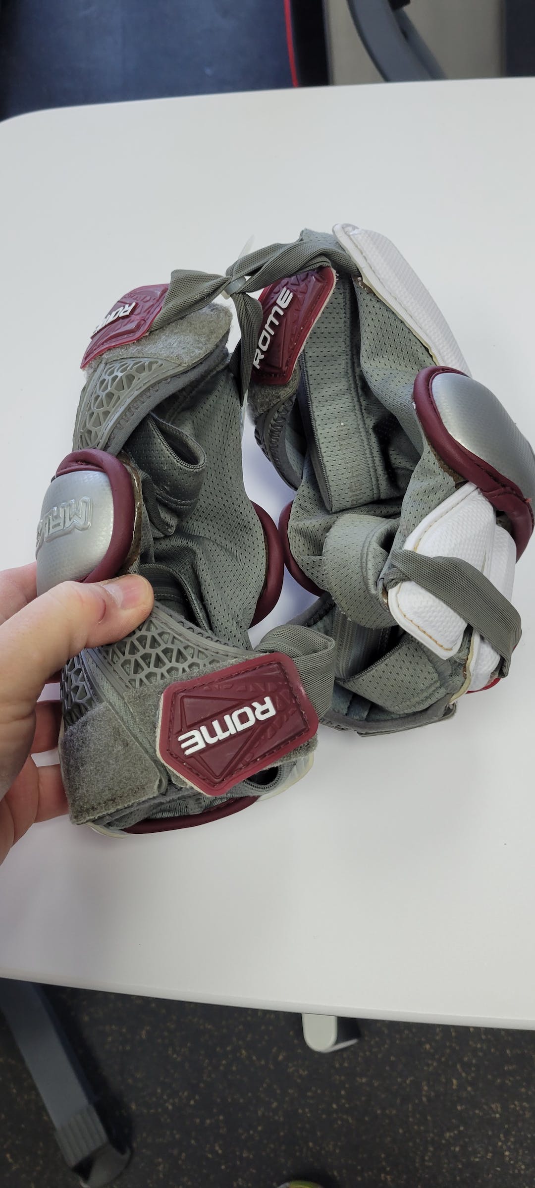 Used Maverik Rome Lg Lacrosse Arm Pads And Guards SidelineSwap