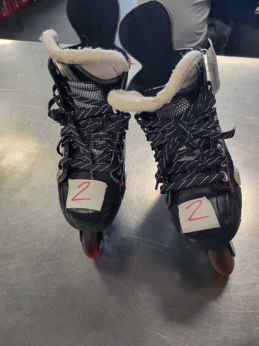 Used Bauer Vapor X50r Junior 02 Roller Hockey Skates SidelineSwap