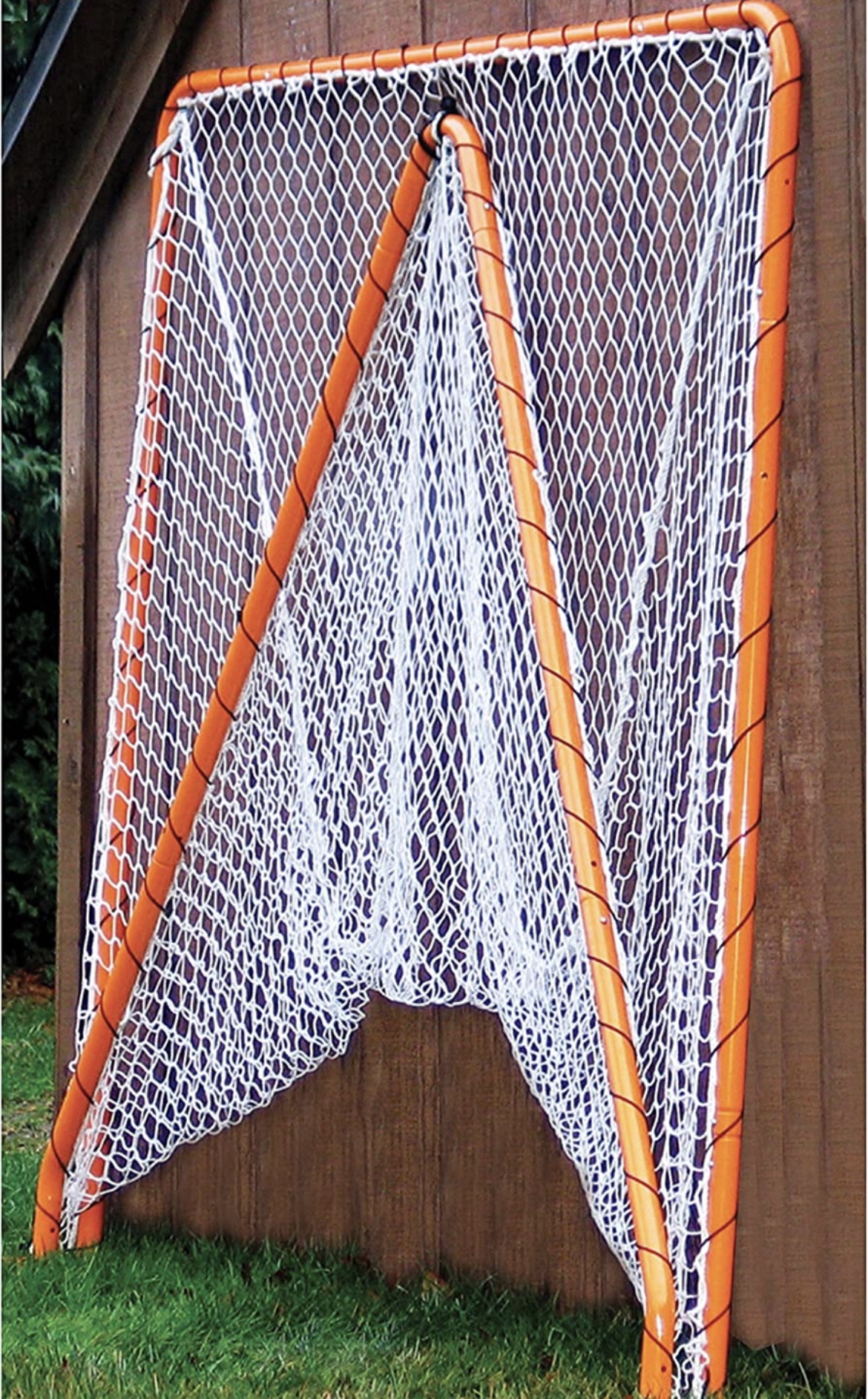 EZGoal Lacrosse Folding Goal, 6 x 6Feet, Orange SidelineSwap