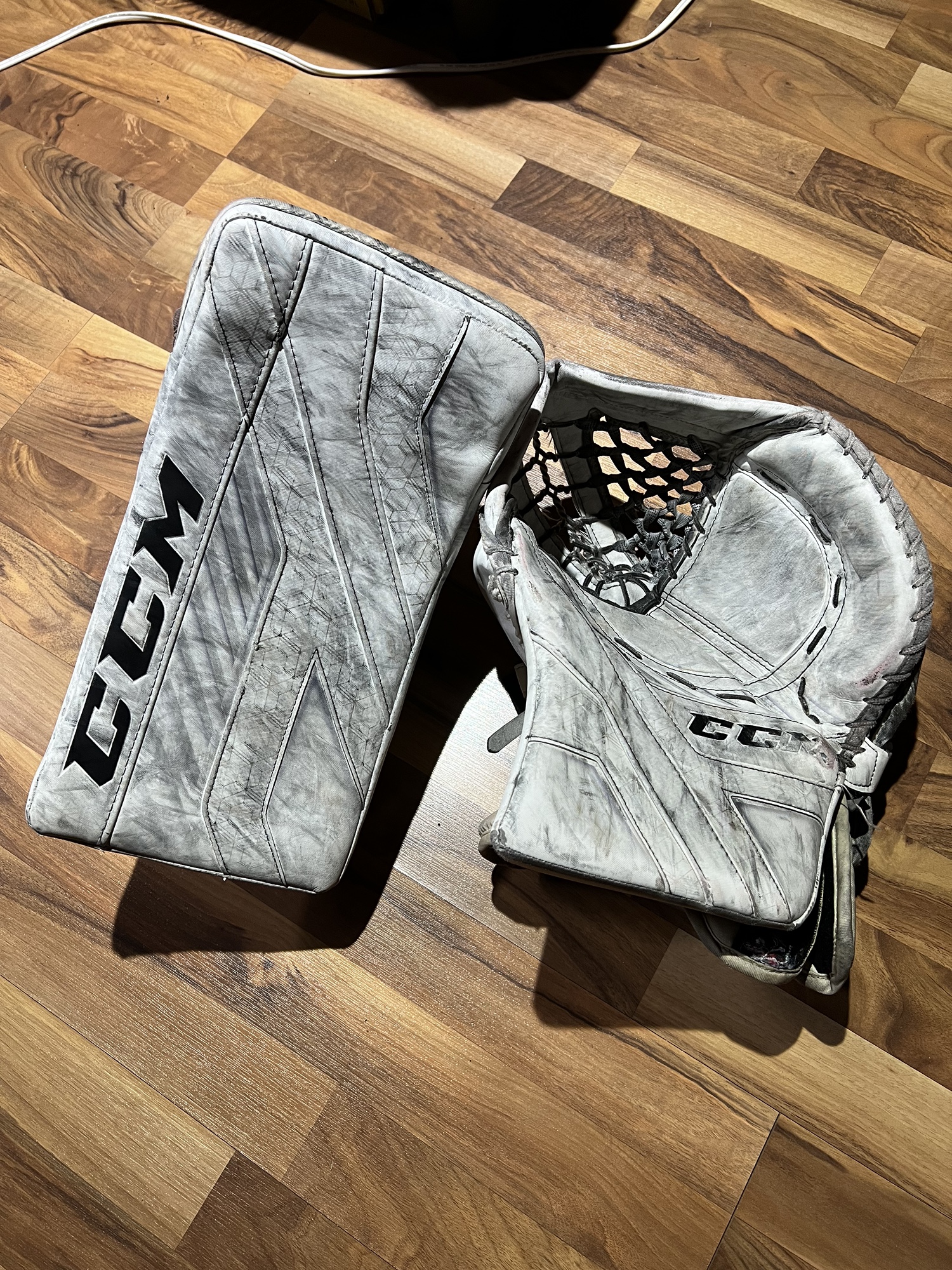 CCM Axis Pro Goalie Glove Blocker Set SidelineSwap