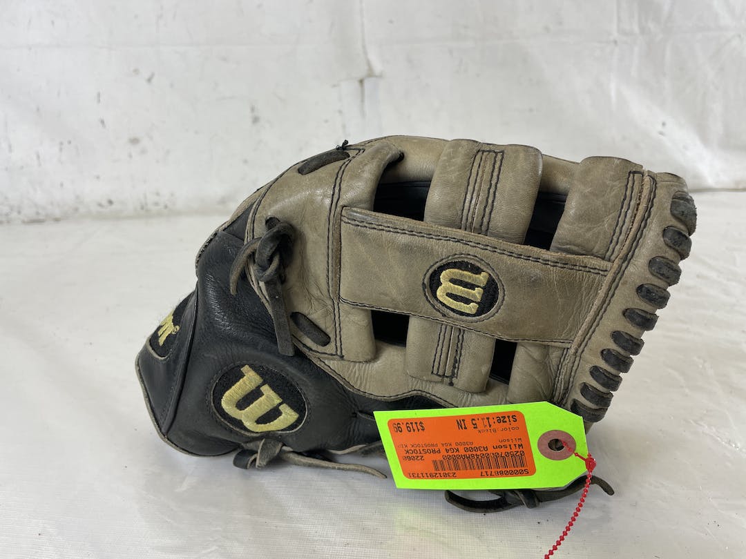 Used Wilson A3000 Kg4 Prostock Kip 11 1 2" Baseball Fielders Glove